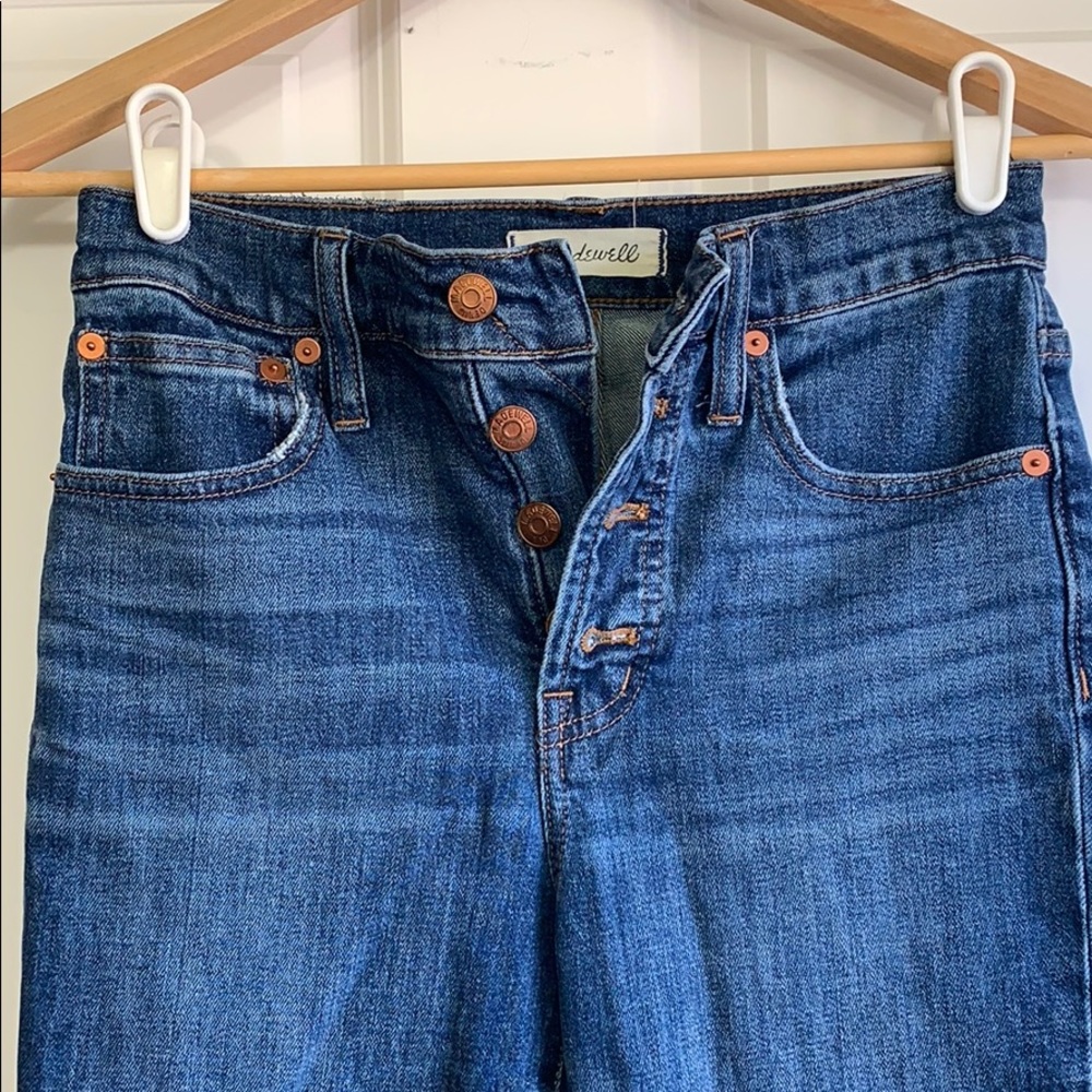 The Perfect Vintage Crop Button Fly Madewell Jeans